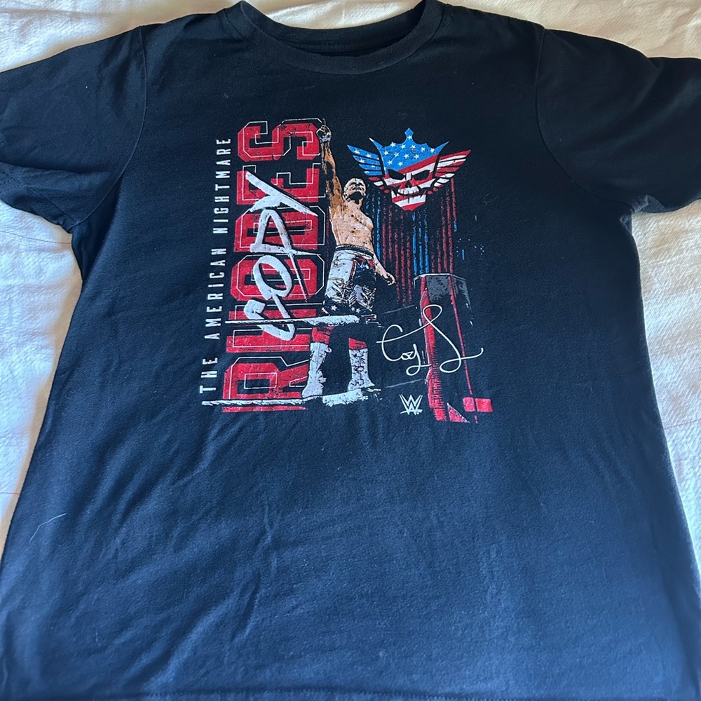 Black WWE Cody Rhodes Graphic T-Shirt